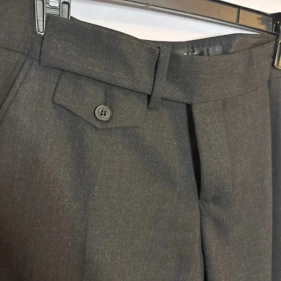 Zara‎ Women Wide Leg Career Pants Size 6 Gray Corpcore Careerchic Preppy Classic - Picture 3 of 6